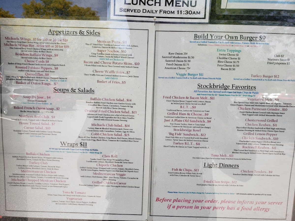 Michaels Restaurant Menu-5