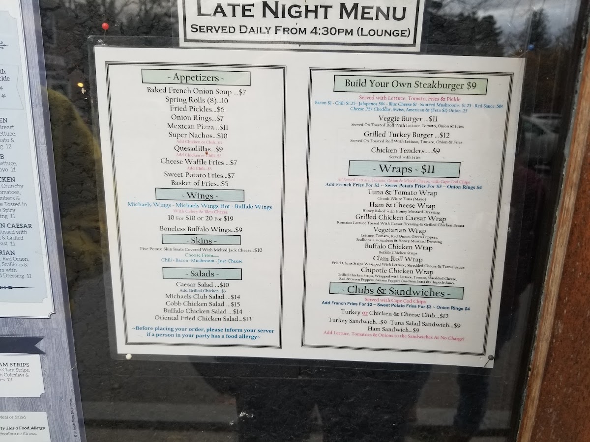Michaels Restaurant Menu-9